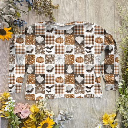 Pumpkin patch Oversized Ozzie tee - Sunshine and Raebows