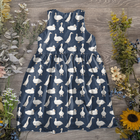 Waddle ducks pinafore dress