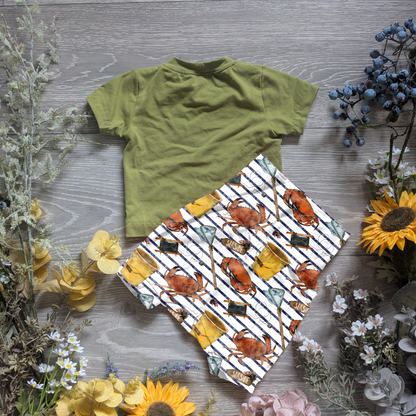Gone crabbing Willow pants/shorts (gusset and gussetless) - Sunshine and Raebows