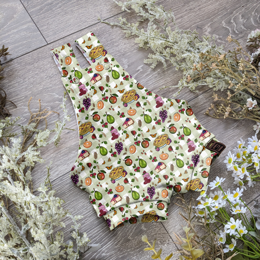 The bug picnic Edith Dungarees - short - Sunshine and Raebows