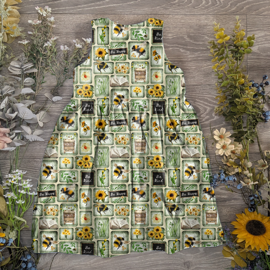 Sweet as honey pinafore dress - Sunshine and Raebows