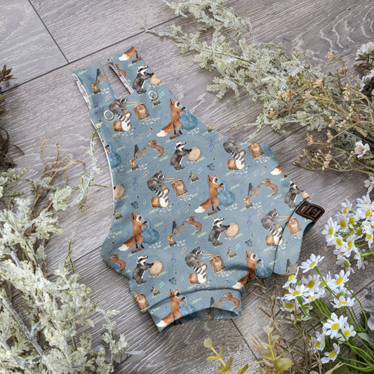 Music of the wild Edith Dungarees - short - Sunshine and Raebows