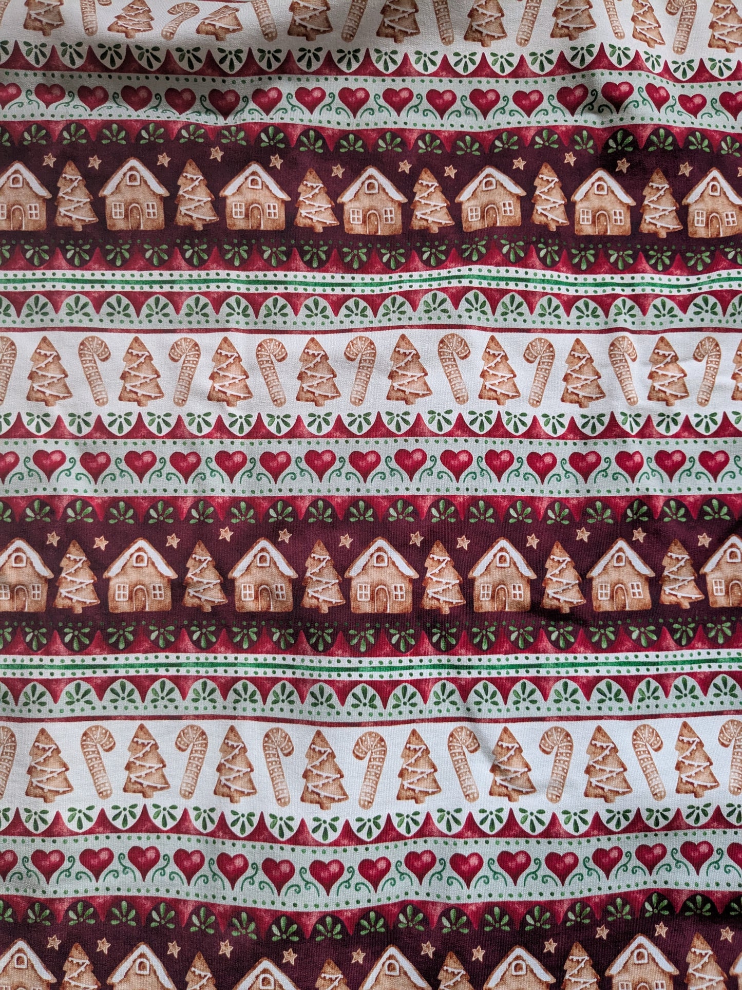 Christmas stripes french Terry 1-2 items