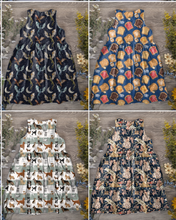 Load image into Gallery viewer, A little bit of everyday prints pinafore dress - Sunshine and Raebows

