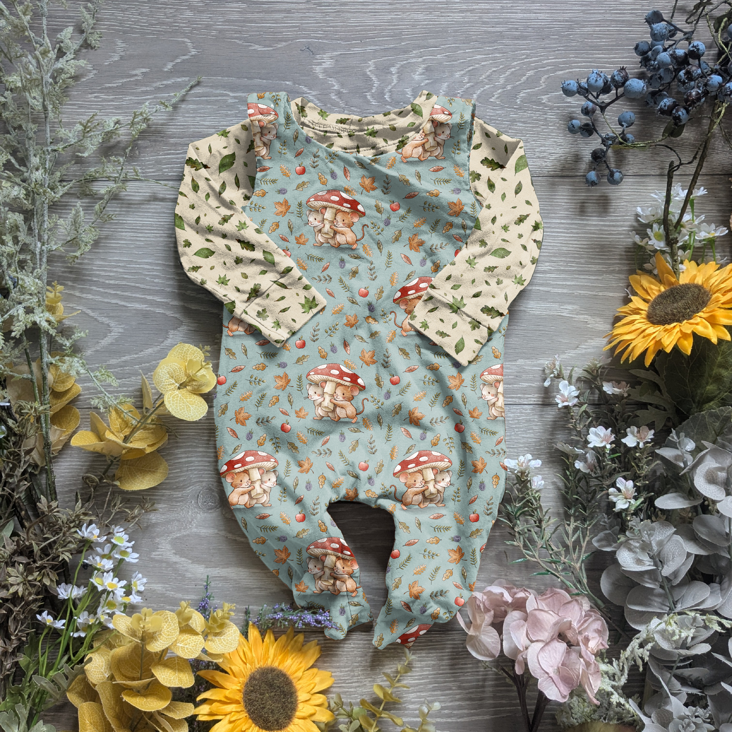 Autumn charlie romper - Sunshine and Raebows