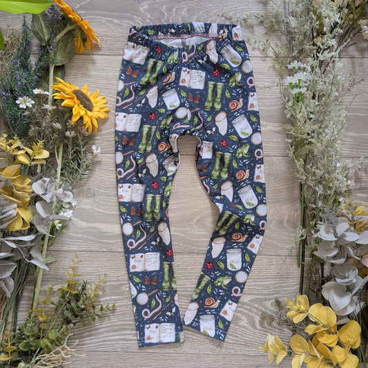 Bugs and wellington boots Ellie leggings (elasticated)