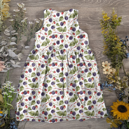 Autumn pinafore dress