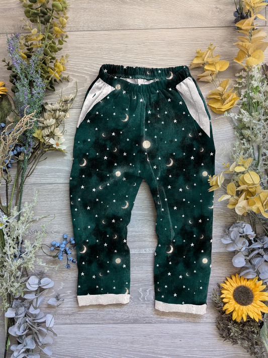 Moon dusk Vintage trousers with elastic in band