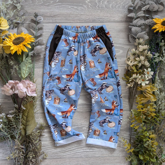 Music of the wild Vintage trousers with elastic in band - Sunshine and Raebows