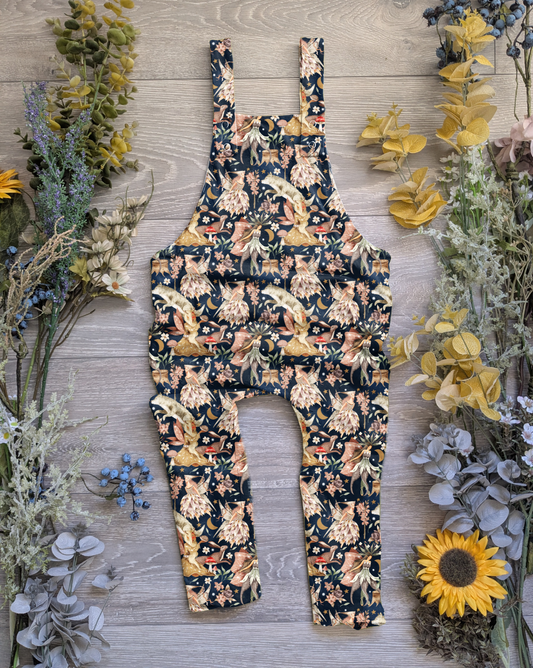 Fairy field Edith Dungarees - long - Sunshine and Raebows