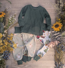 Load image into Gallery viewer, Plain ribbed tee and leggings - Sunshine and Raebows
