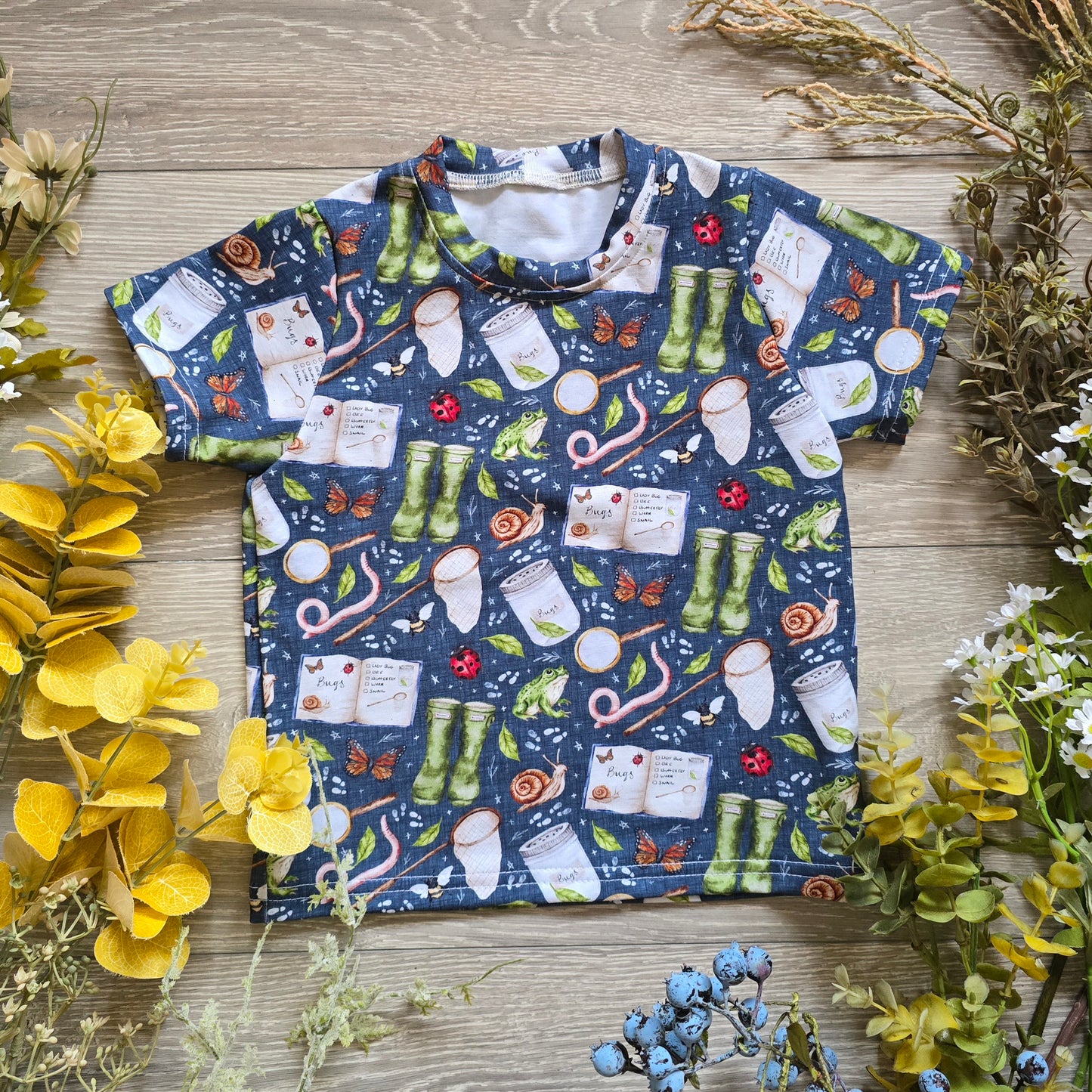 Bugs and wellington boots Declan tee