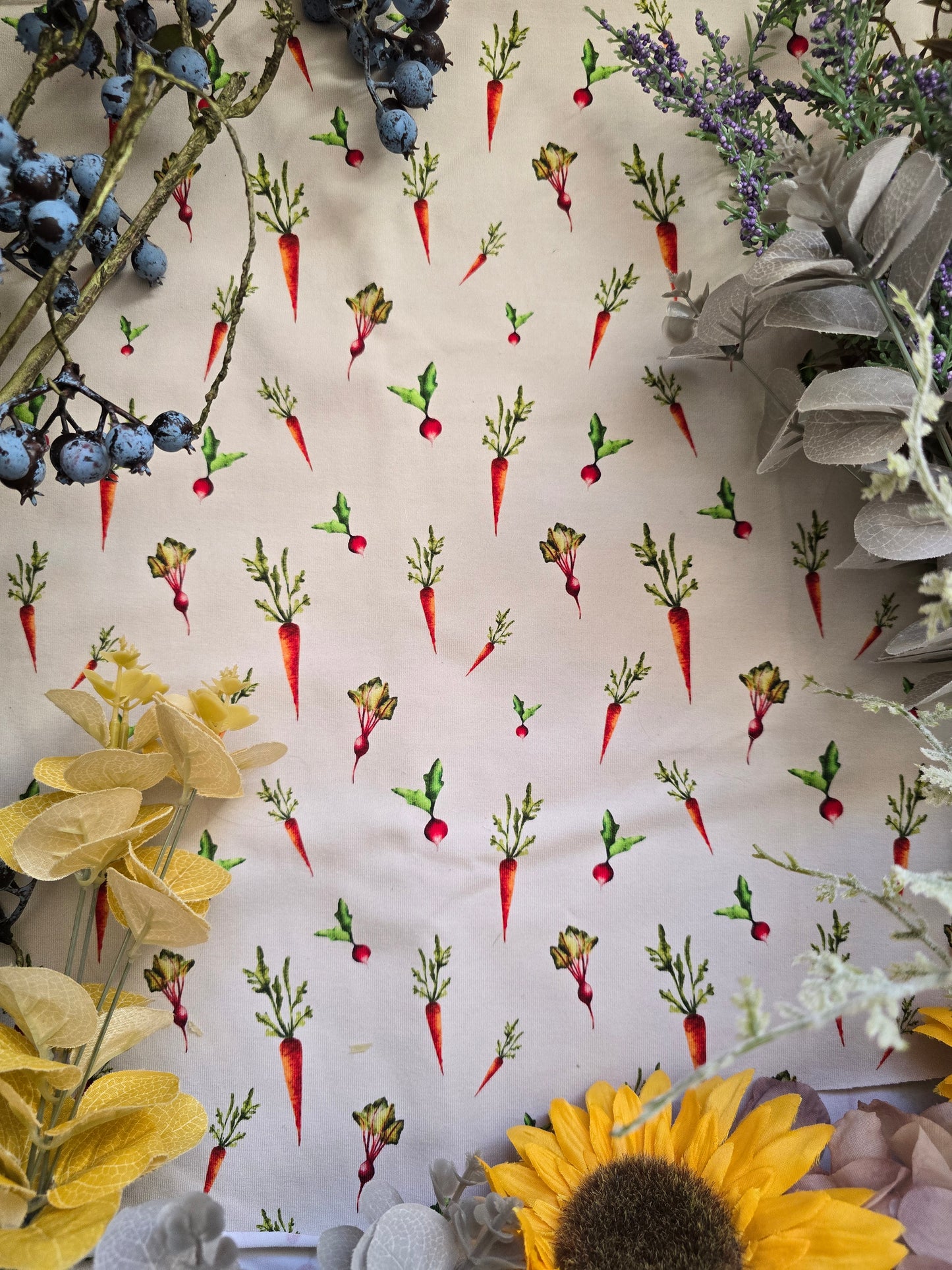 Veggies pinafore dress