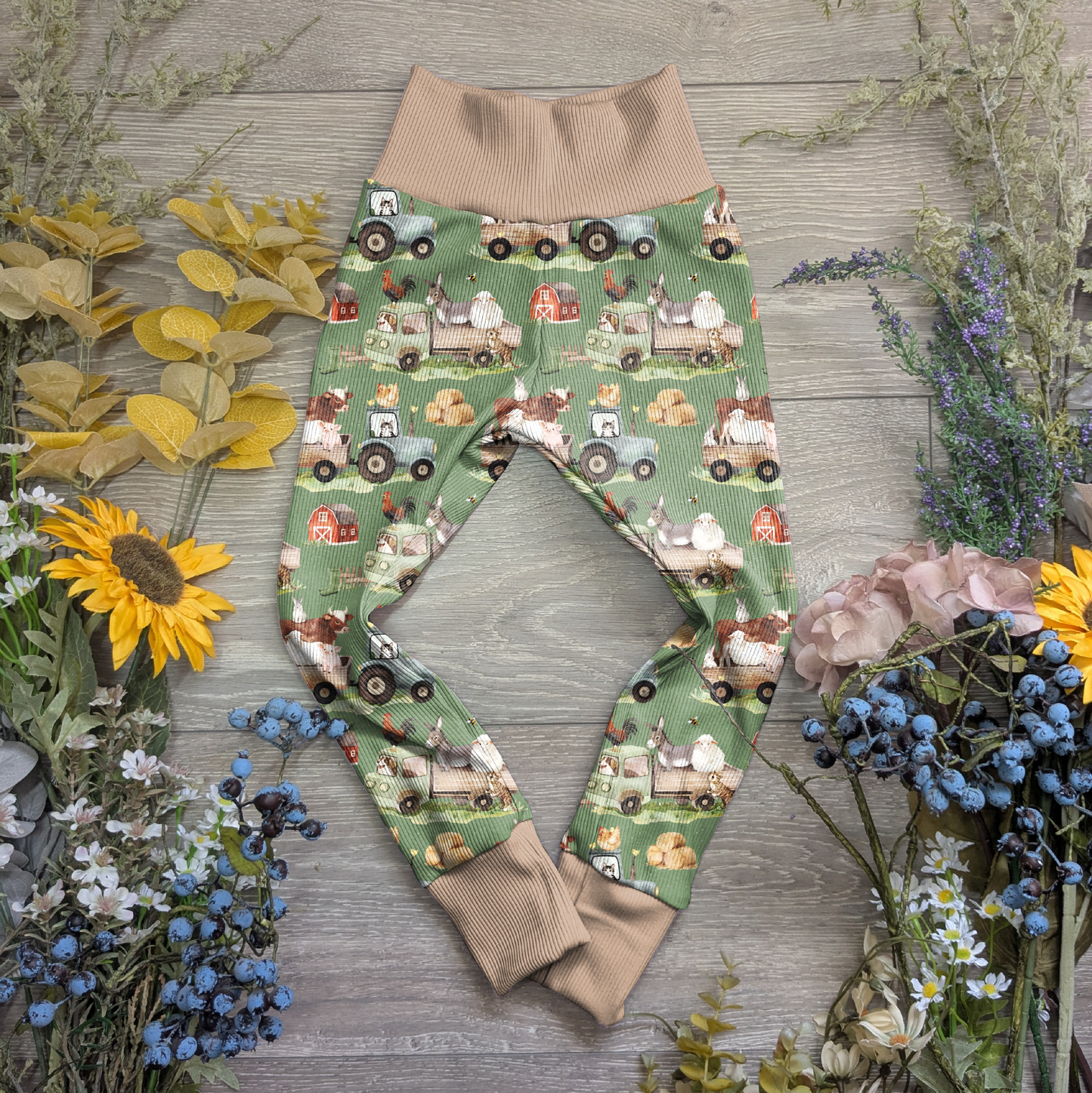 Day at the farm Winnie Leggings - Sunshine and Raebows