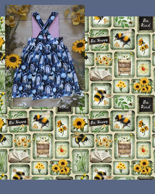 Sweet as honey cross back dress - Sunshine and Raebows