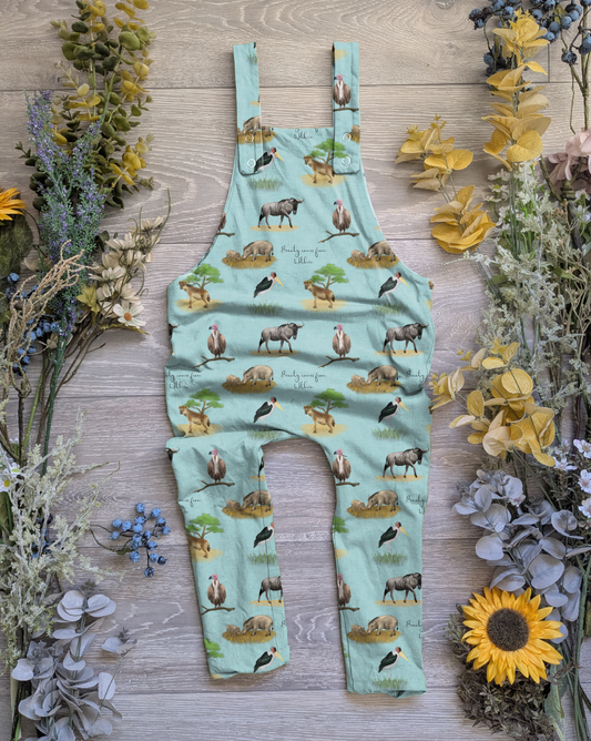 The beautiful five Edith Dungarees - long