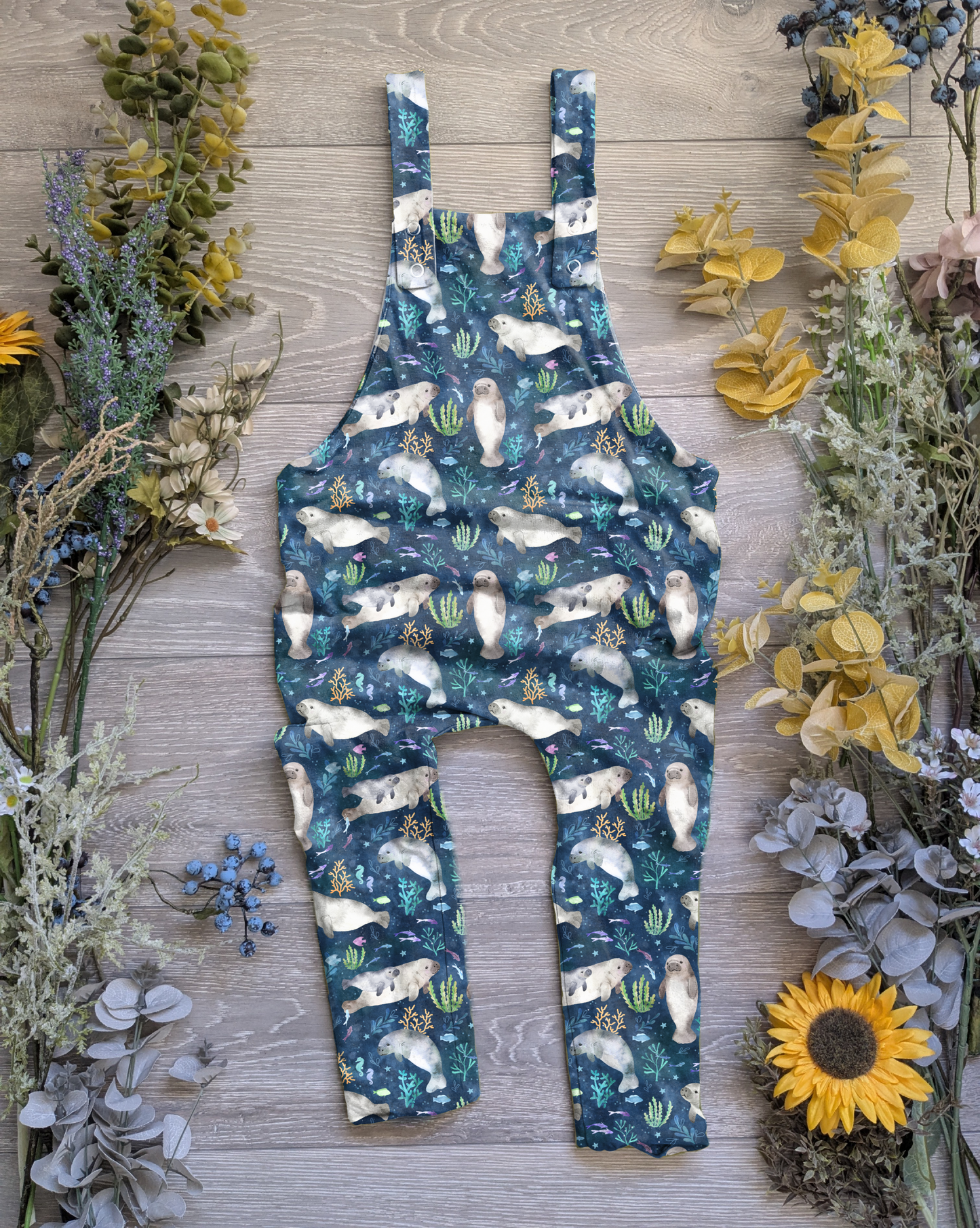 Manatee Edith Dungarees - long - Sunshine and Raebows