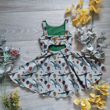 Load image into Gallery viewer, It's your birthday prints The Sora Dress - Sunshine and Raebows
