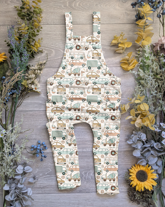 Traffic jam Edith Dungarees - long - Sunshine and Raebows