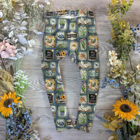 Bloom and grow Ellie leggings (elasticated) - Sunshine and Raebows