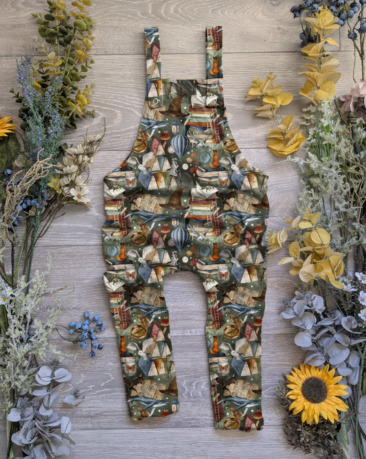 The world of imagination Edith Dungarees - long - Sunshine and Raebows