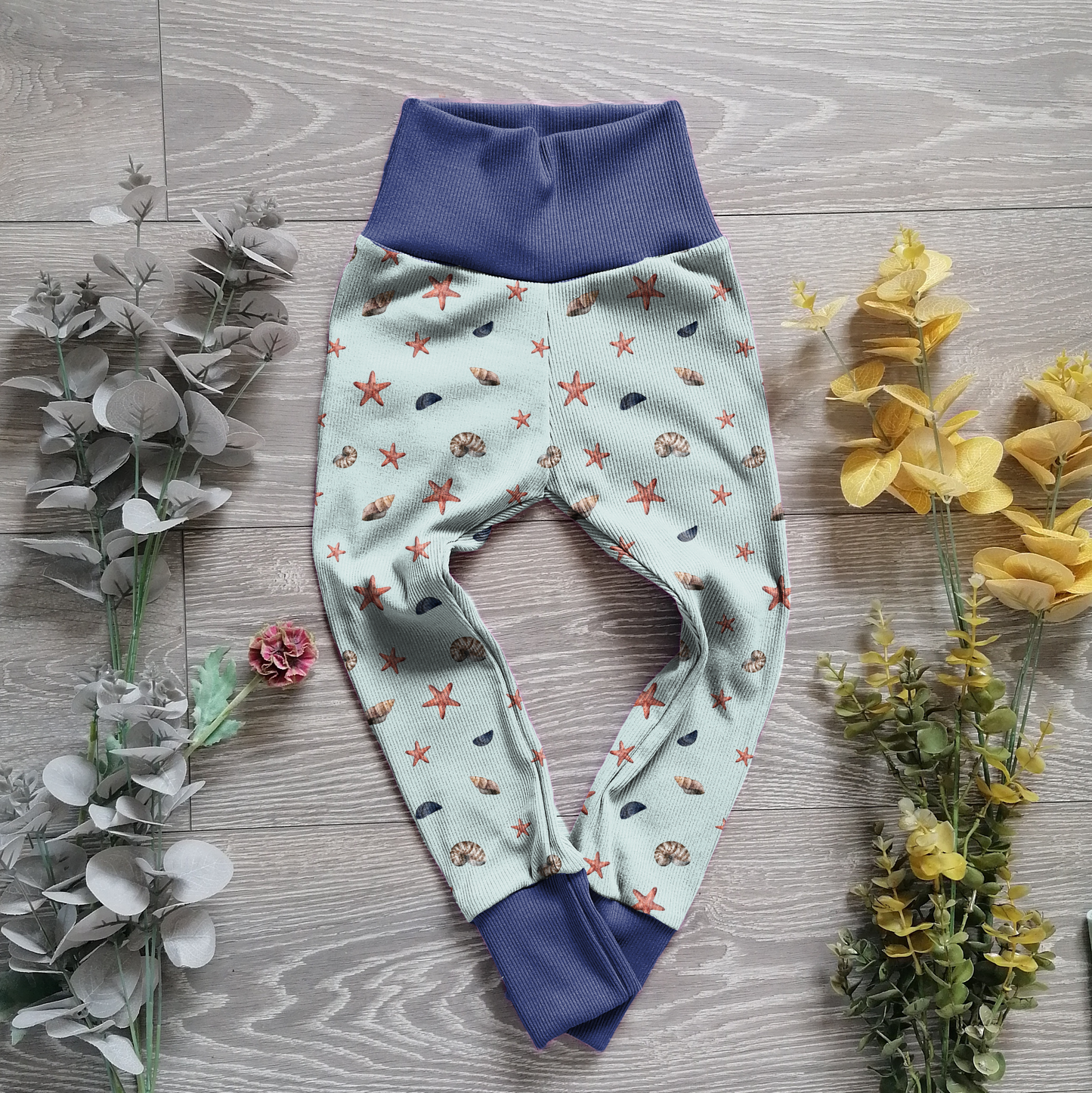 Blue shells Winnie Leggings - Sunshine and Raebows