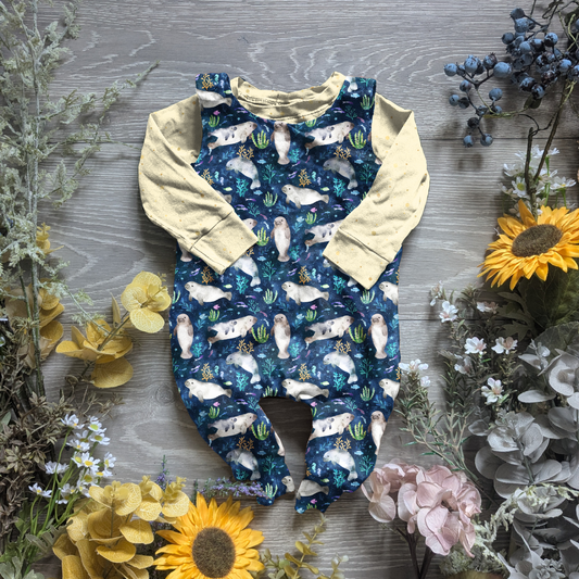 Manatee charlie romper - Sunshine and Raebows