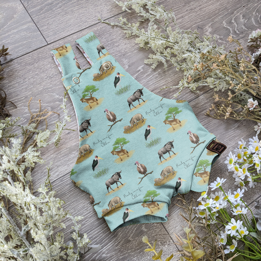 The beautiful five Edith Dungarees - short