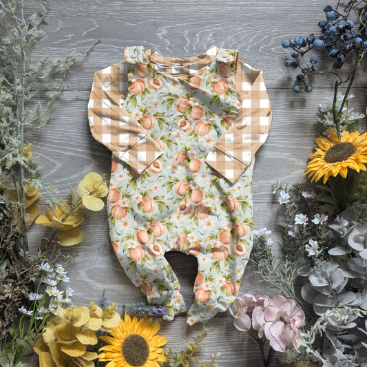 So peachy charlie romper - Sunshine and Raebows