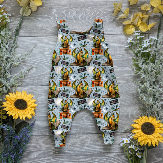 Raised by books charlie romper