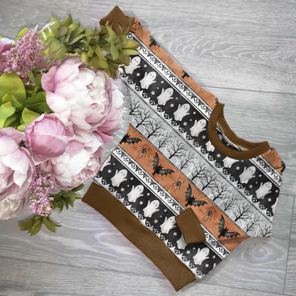 Halloween the Louie Sweater - Sunshine and Raebows