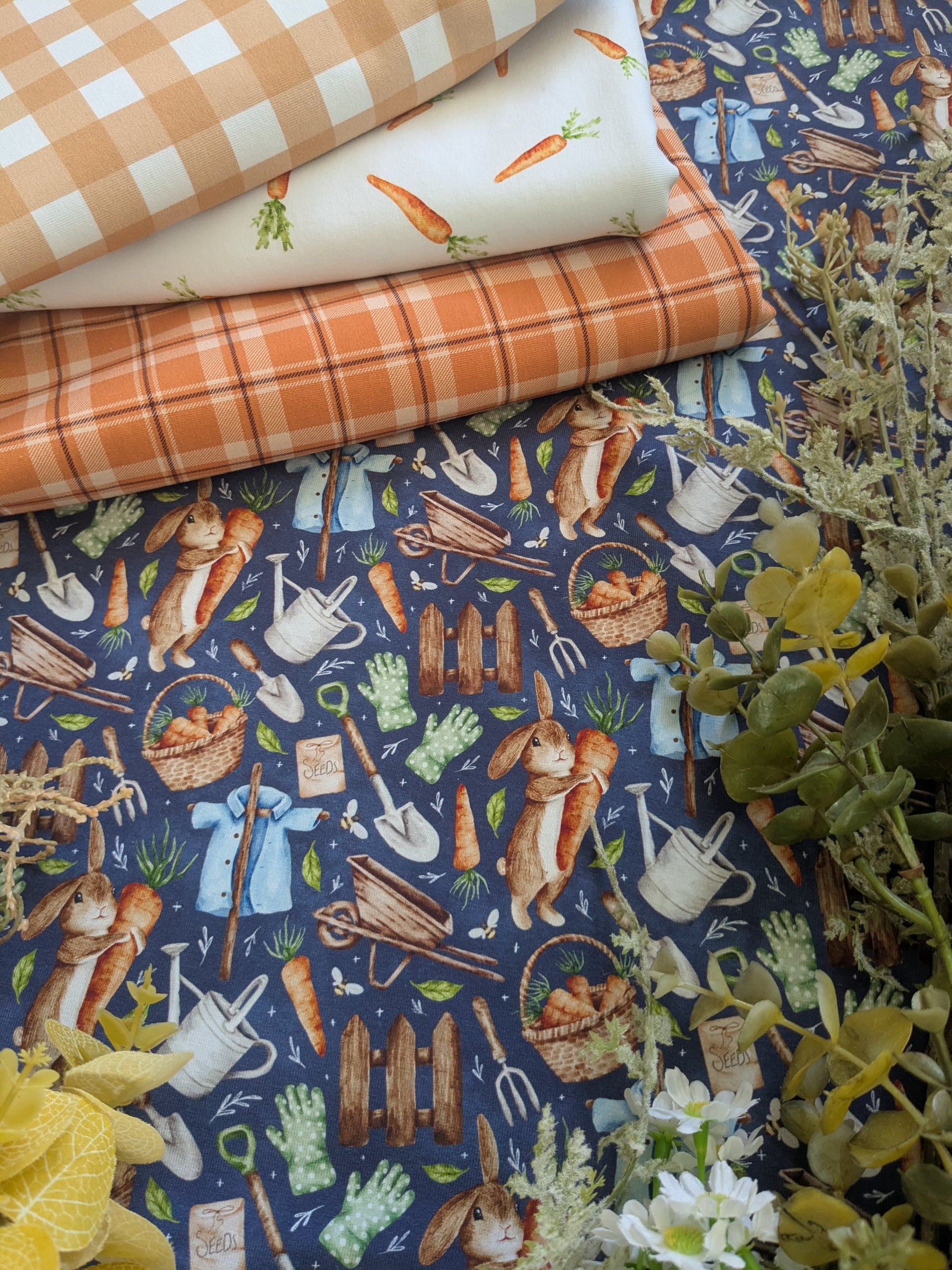 A rabbits adventure Ellie leggings (elasticated) - Sunshine and Raebows