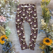 Load image into Gallery viewer, Buzzing around Ellie leggings (elasticated) - Sunshine and Raebows
