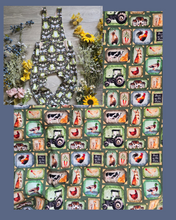 Load image into Gallery viewer, Farm yard adventures Treasure pocket romper (long and short) - Sunshine and Raebows
