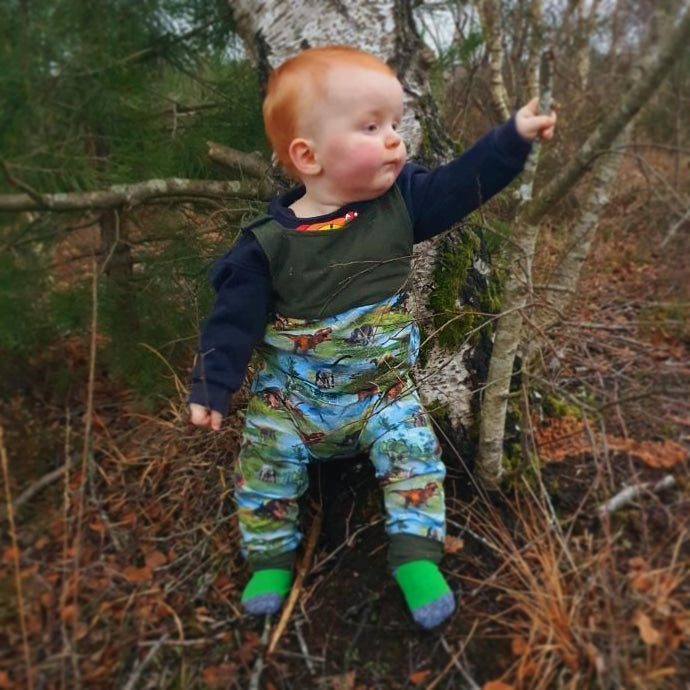 The Fergus Romper - LONG - Sunshine and Raebows