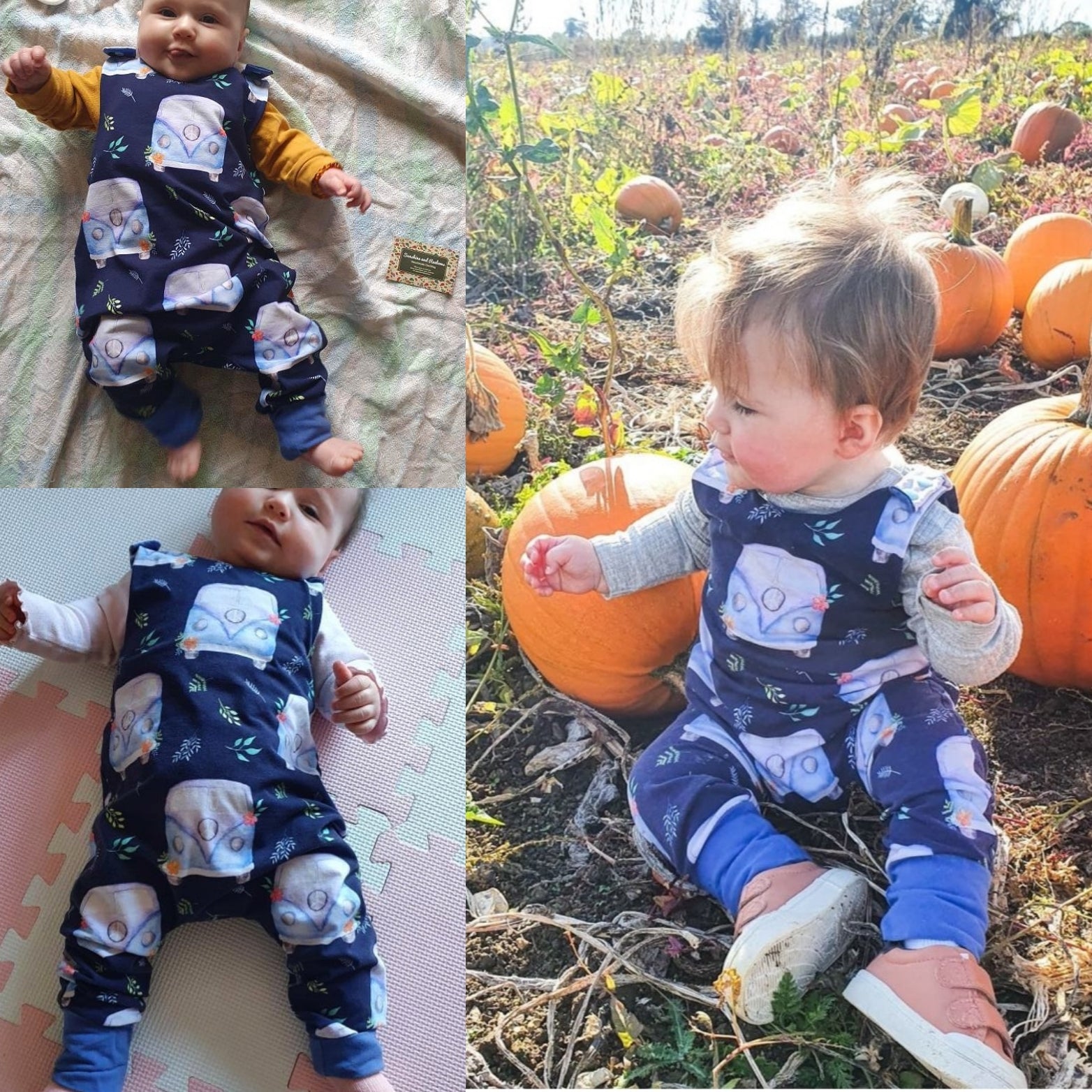 The Fergus Romper - LONG - Sunshine and Raebows