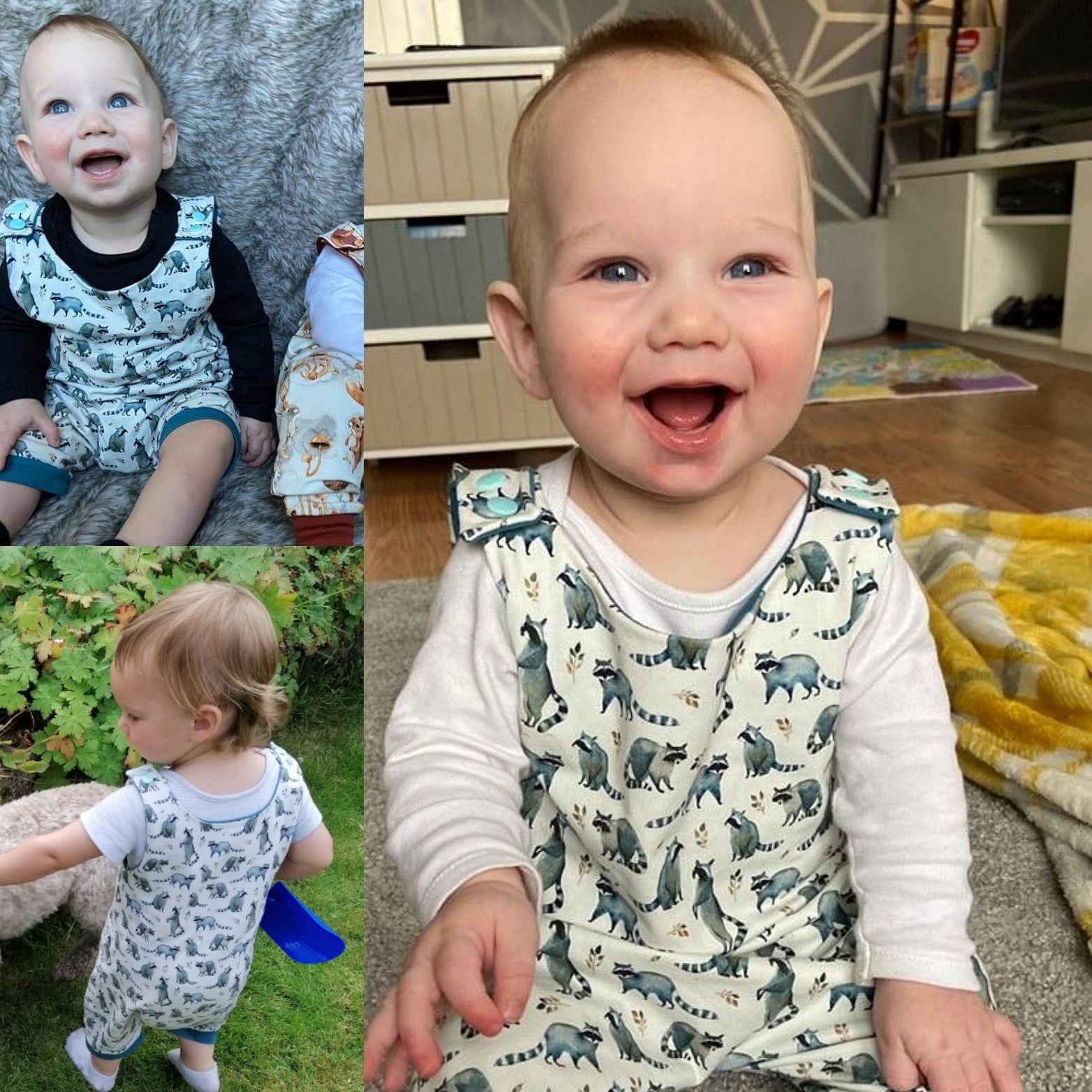 The Fergus Romper - SHORT - Sunshine and Raebows