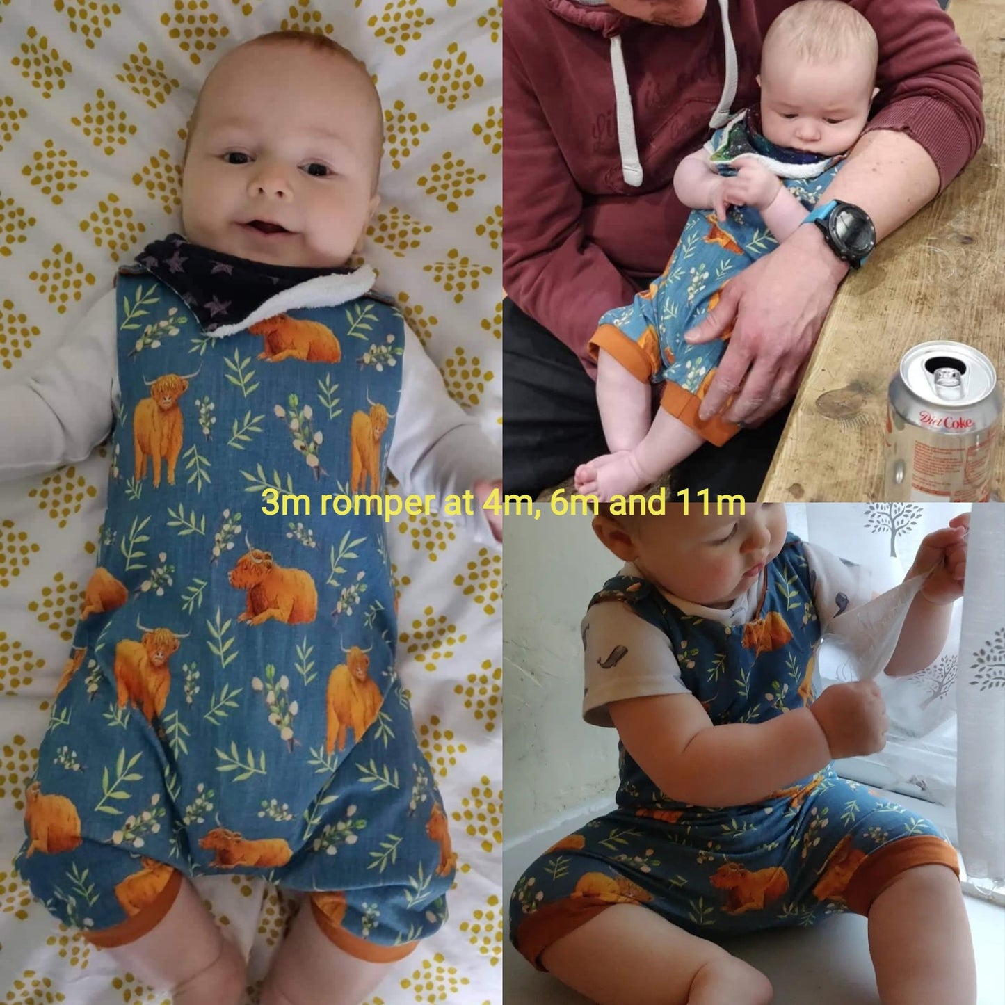 The Fergus Romper - SHORT - Sunshine and Raebows