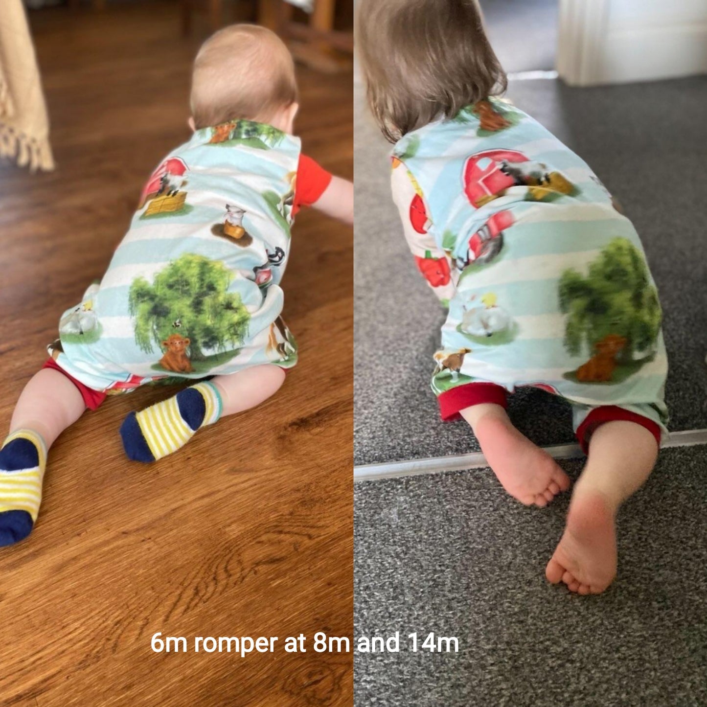 The Fergus Romper - SHORT - Sunshine and Raebows