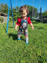 Load image into Gallery viewer, The Edith Dungarees - short - Sunshine and Raebows
